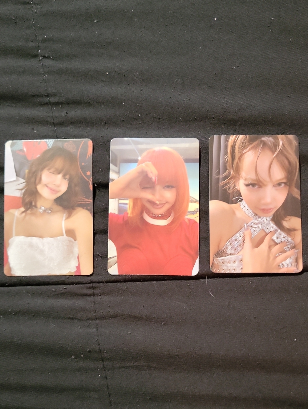 Set of 3 K-pop Idol Photocards - Lisa From Blackpink - Alterego Album